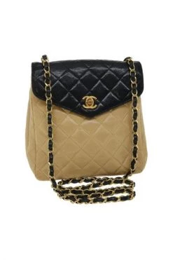 Chanel Vintage Vintage Tassen Pre-owned Leather Chanel-bags Beige -Goedkope Chanel Vintage winkel 005c12d20887a5bc54761293a7c3b0f8