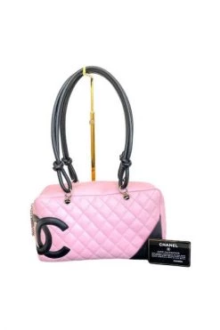 Chanel Vintage Vintage Tassen Pre-owned Leather Chanel-bags Pink -Goedkope Chanel Vintage winkel 012c86818775fd3e5a4c1ea75f215384