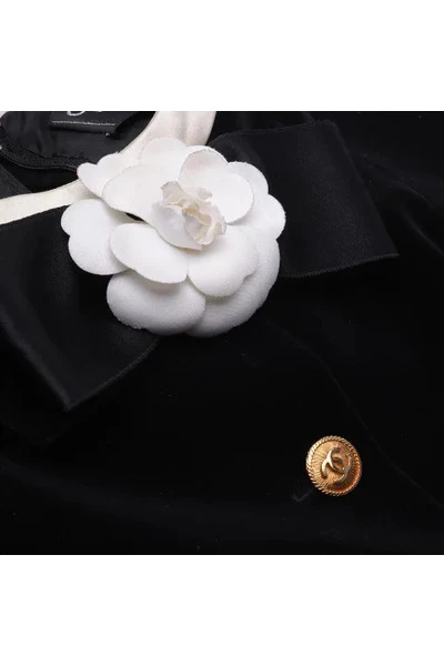 Chanel Vintage Vintage Jurken Pre-owned Fabric Dresses Black 1 Chanel Vintage Vintage Jurken Pre-owned Fabric Dresses Black