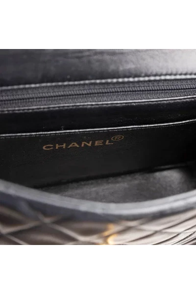 Chanel Vintage Vintage Tassen Pre-owned Canvas Chanel-bags Black 3 Chanel Vintage Vintage Tassen Pre-owned Canvas Chanel-bags Black - Afbeelding 3