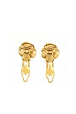 Chanel Vintage Vintage Sieraden Pre-owned Earrings Yellow -Goedkope Chanel Vintage winkel 01a1f325890fe44936f3bcf623a13065