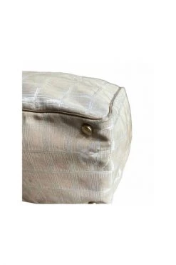 Chanel Vintage Vintage Tassen Pre-owned Beige Fabric Chanel Travel Line Beige -Goedkope Chanel Vintage winkel 0205b28949f4fa0386785b0e2e677c8d