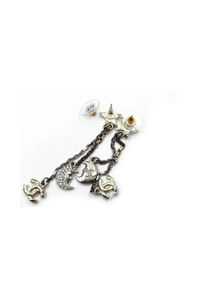 Chanel Vintage Vintage Sieraden Pre-owned Metal Chanel-jewelry Gray 1 Chanel Vintage Vintage Sieraden Pre-owned Metal Chanel-jewelry Gray