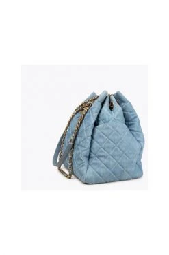 Chanel Vintage Vintage Tassen Pre-owned Denim Chanel-bags Blue -Goedkope Chanel Vintage winkel 0348a988b20787389cdb270f5efaf089