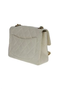 Chanel Vintage Vintage Tassen Pre-owned Leather Chanel-bags Beige -Goedkope Chanel Vintage winkel 03b040c60037cca3149a4e9c2135e293