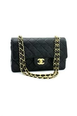 Chanel Vintage Vintage Tassen Pre-owned Leather Shoulder Bag Black -Goedkope Chanel Vintage winkel 048400bf8f635814d97e827b0b6c70ff