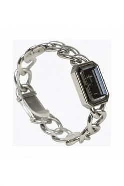 Chanel Vintage Vintage Horloges Pre-owned Stainless Steel Watch Black -Goedkope Chanel Vintage winkel 0599271318a9eb588e153f5c76fb5641