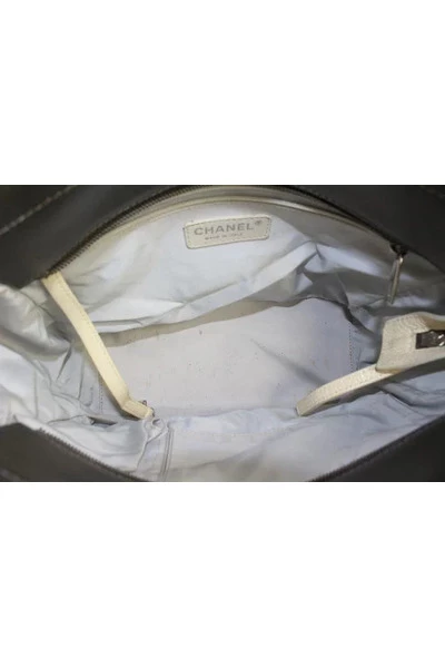 Chanel Vintage Vintage Tassen Pre-owned Handbags Gray 4 Chanel Vintage Vintage Tassen Pre-owned Handbags Gray - Afbeelding 4