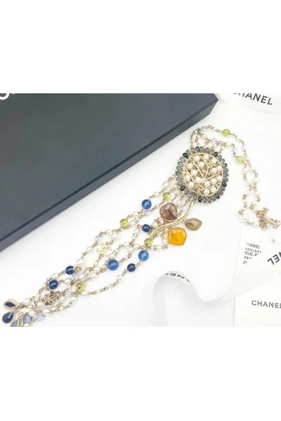 Chanel Vintage Vintage Sieraden Pre-owned Metal Chanel-jewelry Yellow 3 Chanel Vintage Vintage Sieraden Pre-owned Metal Chanel-jewelry Yellow - Afbeelding 3