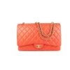 Chanel Vintage Vintage Tassen Pre-owned Flap Bag Orange