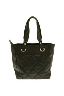 Chanel Vintage Vintage Tassen Pre-owned Coated Canvas Totes Black -Goedkope Chanel Vintage winkel 0730c2d69f1c6ede324c0f652f564961