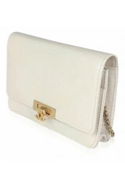 Chanel Vintage Vintage Tassen Lizard Golden Class Wallet On Chain White -Goedkope Chanel Vintage winkel 0763915f17c632b73520ec6388bf68d9