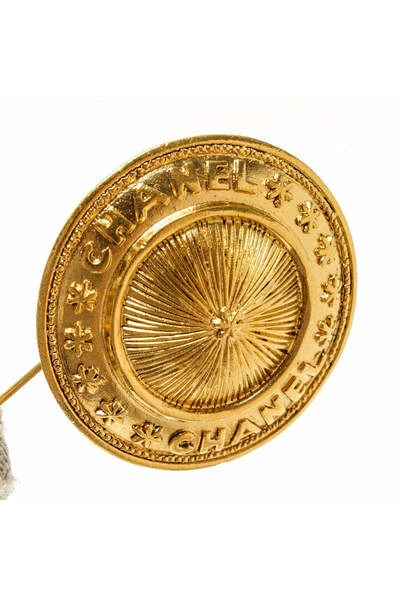 Chanel Vintage Vintage Sieraden Pre-owned Jewellery Yellow 3 Chanel Vintage Vintage Sieraden Pre-owned Jewellery Yellow - Afbeelding 3