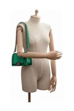 Chanel Vintage Vintage Tassen Pre-owned Shoulder Bags Green