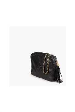 Chanel Vintage Vintage Tassen Pre-owned Leather Chanel-bags Black -Goedkope Chanel Vintage winkel 08eb1237d36444603241f1eb01434ade