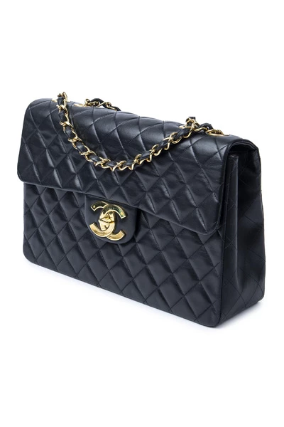 Chanel Vintage Vintage Tassen Pre-owned Handbags Black 4 Chanel Vintage Vintage Tassen Pre-owned Handbags Black - Afbeelding 4