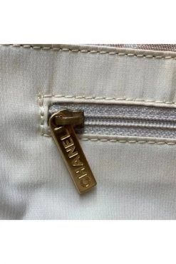 Chanel Vintage Vintage Tassen Pre-owned Canvas Totes Beige -Goedkope Chanel Vintage winkel 09a4006a6eb1b74b52989482e33f2f3b