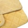 Chanel Vintage Vintage Tassen Pre-owned Suede Chanel-bags Beige