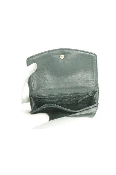 Chanel Vintage Vintage Accessoires Pre-owned Leather Wallets Black 3 Chanel Vintage Vintage Accessoires Pre-owned Leather Wallets Black - Afbeelding 3