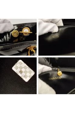 Chanel Vintage Vintage Tassen Pre-owned Leather Chanel-bags Black -Goedkope Chanel Vintage winkel 0c127bc3900b8f06f36671f1a7bb552c