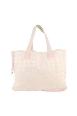 Chanel Vintage Vintage Tassen Pre-owned Canvas Chanel-bags Pink