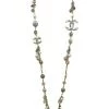 Chanel Vintage Vintage Sieraden Necklaces Gray