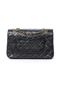 Chanel Vintage Vintage Tassen Pre-owned Medium Double Flap Bag Black -Goedkope Chanel Vintage winkel 0d512d5d70a66e07a5c73914e4f37211
