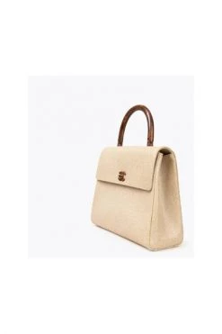 Chanel Vintage Vintage Tassen Pre-owned Canvas Handbags Beige -Goedkope Chanel Vintage winkel 0df301beb00cb2145f81b0410b73b83e