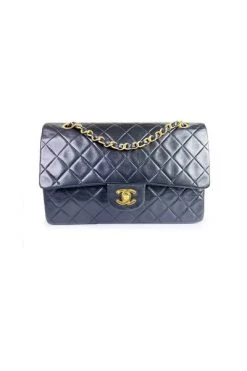 Chanel Vintage Vintage Tassen Pre-owned Leather Shoulder Bag Black -Goedkope Chanel Vintage winkel 0e19ba26e1e18e6f386ee7c3c1c79da5