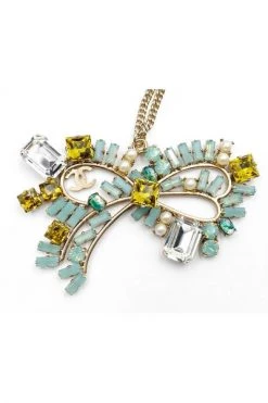 Chanel Vintage Vintage Sieraden Pre-owned Metal Chanel-jewelry Blue