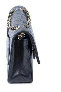 Chanel Vintage Vintage Tassen Pre-owned Medium Double Flap Bag Black -Goedkope Chanel Vintage winkel 0ea7edcde8703933e704d8fe04b45168