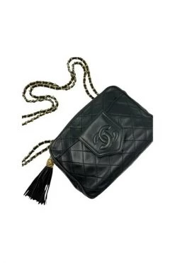 Chanel Vintage Vintage Tassen Pre-owned Leather Chanel-bags Black -Goedkope Chanel Vintage winkel 101905d0d135198364cc6e6bb4083f52