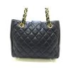 Chanel Vintage Vintage Tassen Pre-owned Leather Chanel-bags Black
