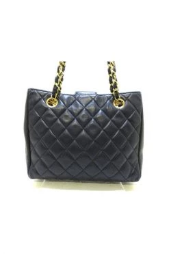 Chanel Vintage Vintage Tassen Pre-owned Leather Chanel-bags Black