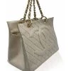 Chanel Vintage Vintage Tassen Pre-owned Quilted Grand Shopping Tote GST 1997 Beige