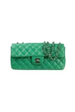 Chanel Vintage Vintage Tassen Pre-ownedLeatherchanel-bags Green -Goedkope Chanel Vintage winkel 1087c8c942301ef97cf6b76173676e38