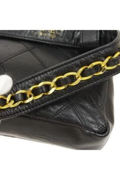 Chanel Vintage Vintage Tassen Pre-owned Leather Chanel-bags Black -Goedkope Chanel Vintage winkel 110f1478c8936b9ea41639ae30d73921