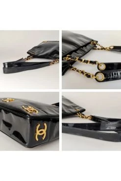 Chanel Vintage Vintage Tassen Pre-owned Leather Chanel-bags Black -Goedkope Chanel Vintage winkel 124cd5db78f1cf8ebf61ac2019c02341