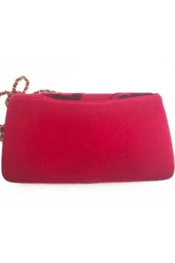 Chanel Vintage Vintage Tassen Pre-owned Velvet Chanel-bags Red -Goedkope Chanel Vintage winkel 12d8a2cc1dba4f3705e480a990cac984