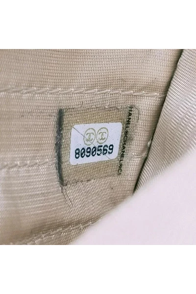 Chanel Vintage Vintage Accessoires Pre-owned Leather Wallets Beige 4 Chanel Vintage Vintage Accessoires Pre-owned Leather Wallets Beige - Afbeelding 4