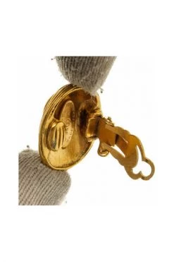 Chanel Vintage Vintage Sieraden Pre-owned Earrings Yellow -Goedkope Chanel Vintage winkel 13cc57e51475b3ed8dee0ec43f6bf058