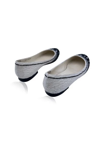 Chanel Vintage Vintage Schoenen Pre-owned Flats White 6 Chanel Vintage Vintage Schoenen Pre-owned Flats White - Afbeelding 6