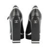 Chanel Vintage Vintage Schoenen Pre-owned Leather Heels Black