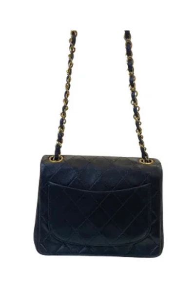 Chanel Vintage Vintage Tassen Pre-owned Leather Flap Bag Black 6 Chanel Vintage Vintage Tassen Pre-owned Leather Flap Bag Black - Afbeelding 6