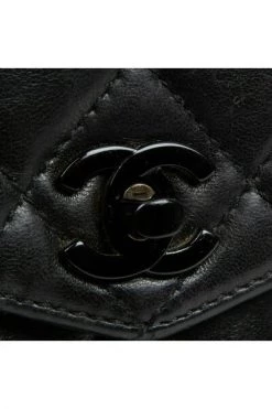 Chanel Vintage Vintage Tassen Pre-owned Mini Bag Black -Goedkope Chanel Vintage winkel 1542c0d652828a963c5a0269b4dcace8