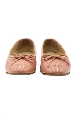 Chanel Vintage Vintage Schoenen Flats Pink