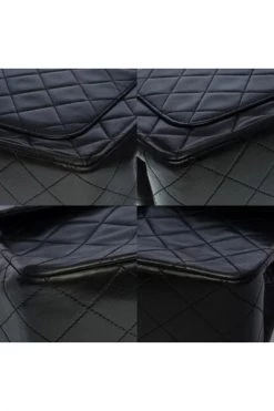 Chanel Vintage Vintage Tassen Pre-owned Leather Chanel-bags Black