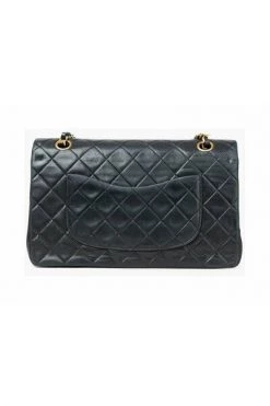 Chanel Vintage Vintage Tassen Pre-owned Medium Double Flap Bag Black -Goedkope Chanel Vintage winkel 17383f3addbfd36fc41099445dd7fc50