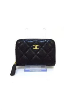 Chanel Vintage Vintage Accessoires Pre-owned Leather Wallets Black -Goedkope Chanel Vintage winkel 183ca5a32110cbfe3ff49e8d84818b88