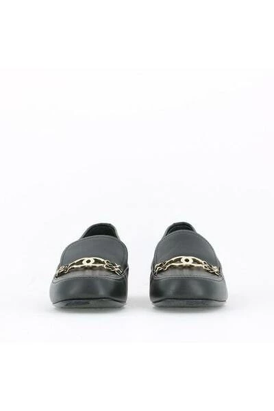 Chanel Vintage Vintage Schoenen Pre-Owned Moccasins In Smooth Leather Black 3 Chanel Vintage Vintage Schoenen Pre-Owned Moccasins In Smooth Leather Black - Afbeelding 3